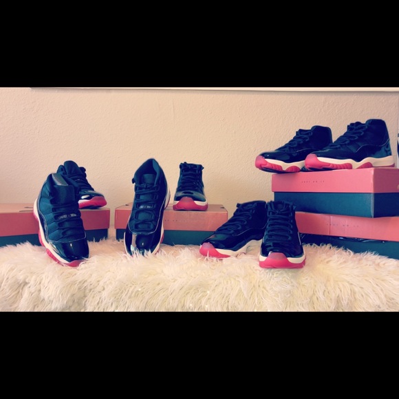 Family of 4 Jordan 11s - Picture 1 of 4